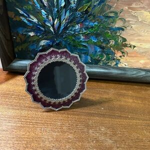 Papyrus Elegant Burgundy and Silver Photo Frame